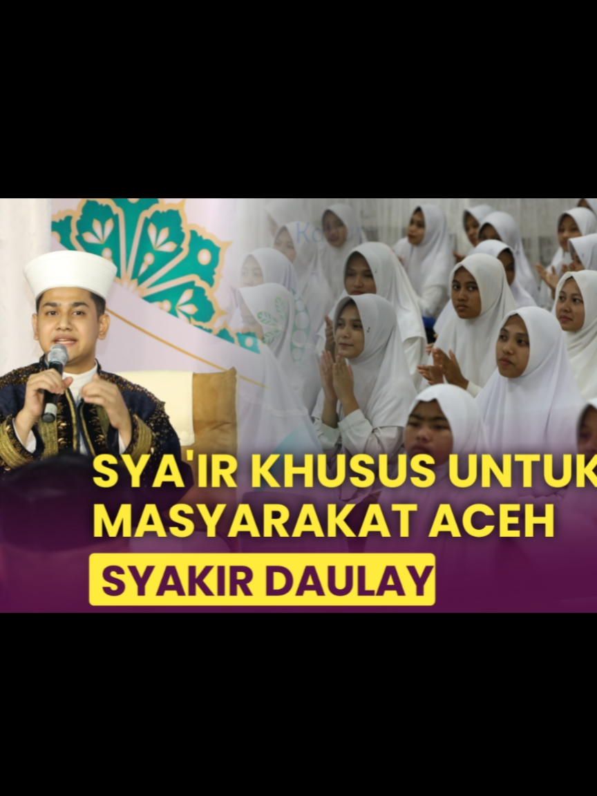 Syair Khusus Untuk Aceh dari @Syakirdaulay  #syakirdaulay #yadaratv #aceh #fypシ゚viral #fypage #artistsoftiktok #viralditiktok #viralvideo