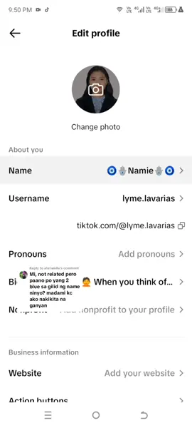 Replying to @atetamila  Paano nga ba mag Lagay Ng Evil eye emoji sa name nyo? watch this for tutorial ✅