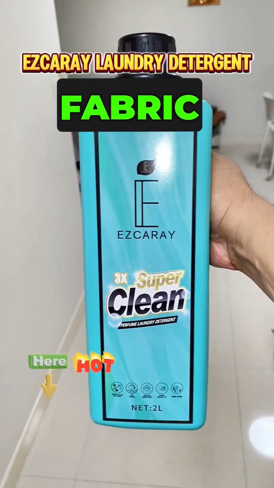 Ezcaray 3X Super Clean Liquid Laundry Detergent #好物推荐 #好物分享 #tiktokshopsgsale #weeklywedrush #tiktokshopsg #tiktokshopcrossborder_seasales #tiktokshopfinds #tiktokshopsingapore #createtowin #TikTokMadeMeBuyIt #sgbrandweek 
