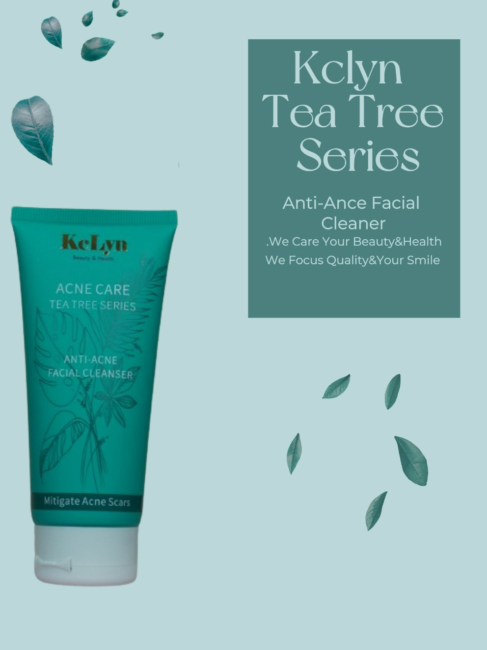 A young woman is demonstrating how to use facial cleanser. #fyi #skincare #beauty #facialcleanser #kclynph