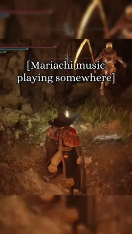 I know it's not easy to hear, but they're really talented!  #eldenring #videogames #hispanic #mariachi 