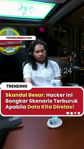 Founder Ethical Hacker Indonesia Teguh Aprianto mengungkap fakta menarik terkait dampak peretasan data. Bahkan ia sempat menimpali saat ditanya tentang menghack data instansi, 