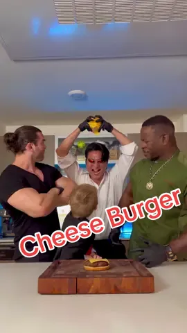 CHEESE Burger! W @Logan Chitwood @SATOYU(^↓^)OHIOBOSS #fyp #burger #4u #food ##foryoupage #chef 