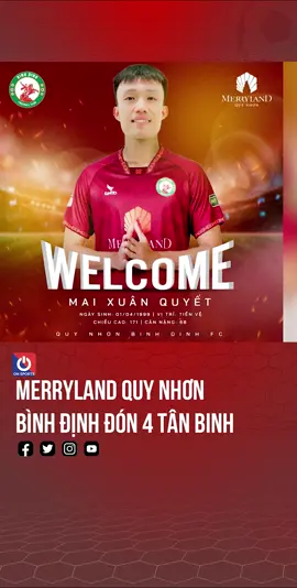 MerryLand Quy Nhơn Bình Định đón 4 tân binh #onsports #vtvcab #thethao #thethaomoingay #bongda #bongdanamvietnam #tinhthanthethao #footballtiktok #football together #footballtour2023 #sportsontiktok #vietnam #vleague #vleague #hangnhatquocgia #dtvietnam #bongdanam #bongdanamvietnam #merrylandquynhonbinhdinh #clbbinhdinh #binhdinhfc