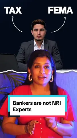 Many of My NRI clients are faced a common problem. Some Indian bankers' intentionally or unintentionally, miss-sold  financial products to them, and in many cases now no going back. Here are 4 things you should remember when you do a transaction with Banker as NRI: 1.	Bankers are not tax or FEMA experts: NRIs taxation rules and FEMA regulations direct most financial transactions for NRIs. Bankers may not understand the DTAA between your country of residence and India. This can not only reduce your returns, also can put you in compliance risk.    2.	Bankers are not accountable: Bankers are not SEBI or AMFI registered advisors. They may not have comprehensive have knowledge about all the financial products available in the market and your financial background. Bankers are not accountable for what they sell or what they suggest. 3.	Bankers have targets to meet: When you visit a bank, they may push FDs, ULIPs, and endowment plans, presenting them as the best financial products tailored for you. Because they have targets to meet in sales and also can earn up to 15-30% commission on many products.  4.	Bankers get transferred or replaced: Financial planning is a long-term activity, but most bankers think short-term, sell the product an go away.because they know banker or relationship manager get replaced after some time. So get an independent financial advisor who knows NRI finance, Taxation and FEMA when you are NRI.#nri #indiansaborad #nriservices 