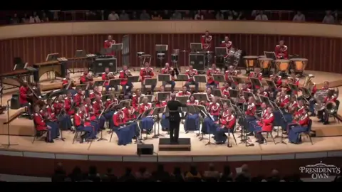 Trecho da ópera de Antonio Carlos Gomes para 'O Guarany', organizada pela banda da Marinha dos Estados Unidos no Schwarz Center da Emory University, em Atlanta, durante o Circuito Nacional de 2016. A ópera 
