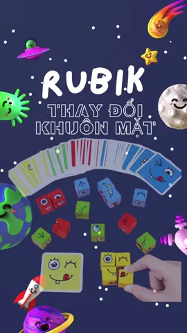 Đồ Chơi Rubik Thay Đổi Cảm Xúc #dochoirubik #rubikthaydoicamxuc #shophanako #hanakoshop 
