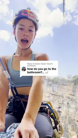 Replying to @Adam Taylor Clare  the more you know, when you need to go 🧠💩 #HeretoClimb #climbing #reply #rockclimbing #Outdoors #extremesports #redbull #givesyouwiiings