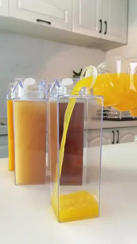 Envases acrílicos para jugo o leche 🥰🥰🥰 #organizadores #ecuador #guayaquil #quito #cuenca