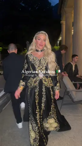 Nous avons confectionné un sublime karakou en sur mesure pour notre jolie Taylor Mahrez ✨  #karakou #dz #algeria #mahrez #taylor #wedding #fyp #amazing 