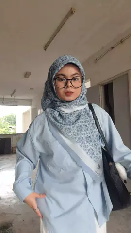 Sem5 Day1 outfit with makerz purnama 🤍💙 @Kasutmakerz  #fyp #foryou #OOTD #makerz 