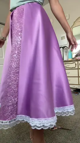 Dont worry, the skirts arent done yet😤 #tangled #rapunzel #rapunzelcosplay #tangledcosplay  