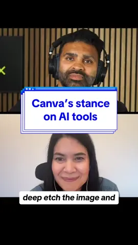 Canva CEO Melanie Perkins discusses her company’s view on AI tools and how they might impact design and creative work. #canva #design #ai #business #creative #adobe #automation 