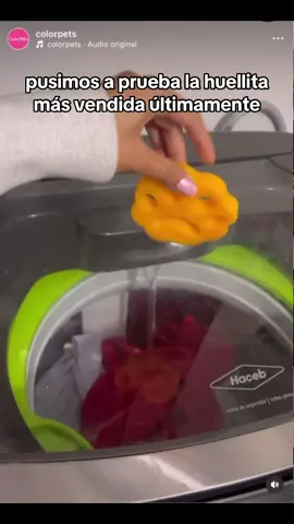 Huellita para lavadora, un infantable en casa #huellaparalavadora #huellitaquitapelos #colorpets 