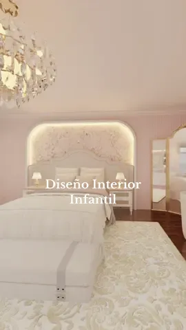 La suite de Renata 🌸 Sumérgete en el glamour y la sofisticación de esta suite, diseñada especialmente para una pequeña princesa. Cada rincón de este espacio ha sido meticulosamente pensado para ofrecer un lujo y confort inigualables. La majestuosa cama, con su cabecera curvada y elegante, se convierte en el epicentro, rodeada de muebles blancos y dorados que añaden un toque de distinción y estilo. El glamour se extiende más allá del dormitorio, con una encantadora zona de lectura, ideal para perderse en cuentos y aventuras. El amplio vestidor ofrece el espacio perfecto para organizar cada prenda y accesorio favorito, mientras que el tocador  se convierte en el escenario ideal para se sienta como una princesa  cada día. Esta suite no es solo un espacio, es una experiencia que combina glamour y sofisticación en cada detalle, creando un refugio mágico donde los sueños se hacen realidad. ¿Qué te parece el resultado? Descubre más sobre nuestros diseños exclusivos y cómo podemos crear el espacio perfecto para ti. ¡Contáctanos y hagamos realidad tus sueños! ✨ . . . #Arquitectura #interiores #Diseño #niña #Glamour #Elegancia  #cuarto #Tocador #interiordesign #MicaelaPuertas #Diseño #Kids #DiseñoNiños #bedroomdesign 