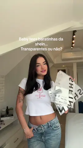 Baby tees da shein aprovadas! ids:  Aperol tee: 34871885 boots tee: 34075084 big tits tee: 34491566  @SHEIN @SHEIN Brasil  #shein #sheinforall #SHEIN #viral #fy