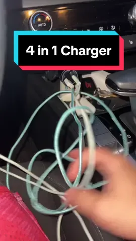 4 in 1 Car Charger less than $10 #creatorsearchinsights #4in1charger #retractablecarcharger #retractablecharger #dealsforyoudays 