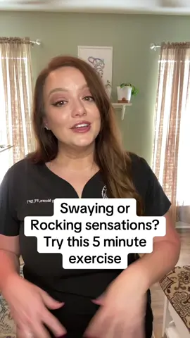 Center of gravity mindfulness to help with rockinh, swaying or bobbing dizziness.  You can do this! 💪🏼 #dizziness #swaying #vestibular #imbalance #maldedebarquementsyndrome #mdds #vrt #vestibularrehab 