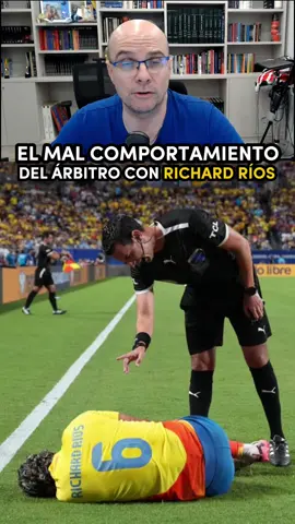 No me gustó como gestionó este momento el árbitro  #misterchip #uruguay #colombia #copaamerica 