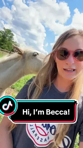 Hi, I’m Becca!👋🐴 