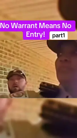 No Warrant Means No Entry! #audit #lawyer #lawsuit #auditor #cops #police 