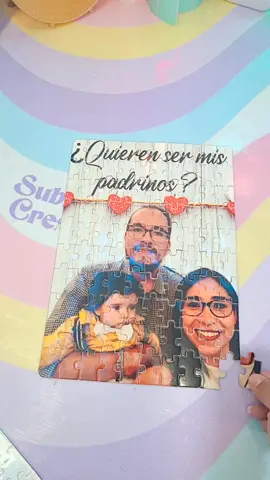 🧩Rompecabezas personalizado  con tus fotografías favoritas  ⭐️Envios a toda Guatemala  #rompecabezas #padrinos #amor #familia 