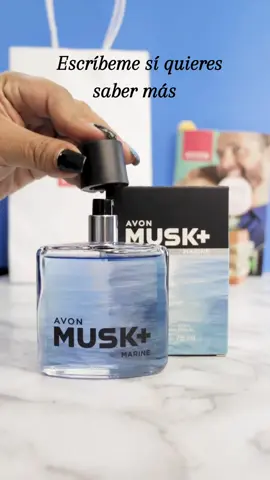 ✨ Colonia Musk Marine 🌊 Fragancia fresca, que combina la menta, lavanda y ambar. ✨️ ⬆️ Alta concentracion #fraganciaavon #fragancias  #coloniamusk  #consultoradebelleza #perfumesavon  #productosdecatalogo #promociones 