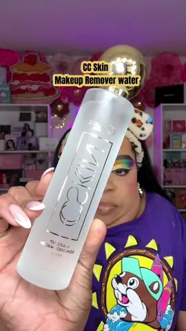 Ya definitely need to try @Cristalcosmetics makeup remover water  #cristalcosmetics #makeupremover 