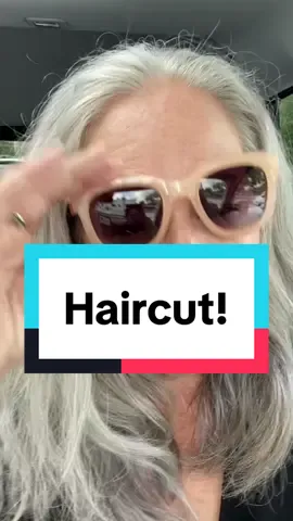 I got a haircut - probably the first one in nine months!! #haircut #greyhair #grayhair #silverhair #naturalhaircolor #naturalhaircolour #haircolor #haircolour #hairtok 