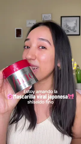 Lo mejor que ha tocado mi cabello🫶 @SHISEIDO Fino Hair mask es su nombre, repara, fortalece y suaviza el cabello dejando un brillo de otro nivel 😍 ✨No es review pagado✨ #shiseidohairmask #shiseidofinohairmask #hairmask #asianhaircare #haircareroutine 
