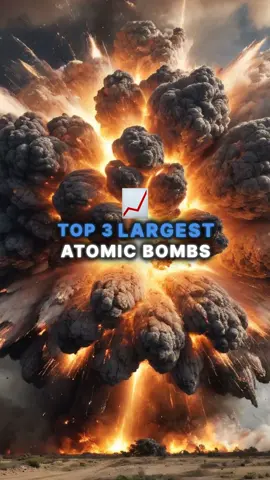 BOOM! TOP 3 LARGEST ATOMIC BOMBS #nuclear #atomic #explosions #power #technology #hirosima #ivymike 