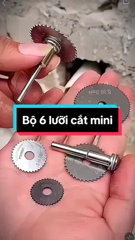 Bộ 6 lưỡi cắt mini gắn máy khoan #luoicatmini #luoicatminimaykhoan #chuyendoimaykhoansangmaycat #xuhuong