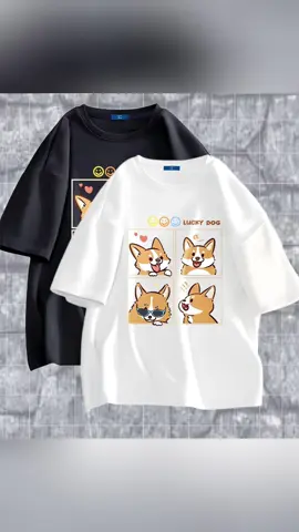 The cute Corgi short-sleeved T-shirt you want is here!#Corgi #animal #tshirtstyle #tshirts #oversizedshirt #fypシ #womenshort #mensfashion #fyppppppppppppppppppppppp 