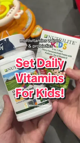 konsisten ikhtiar demi kesihatan anak❤️ #vitaminsforkids #vitaminsamway #probioticskids #multivitaminironamway #fyp 