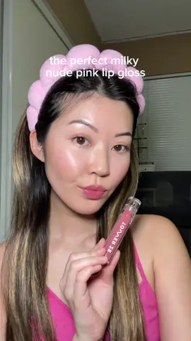 found the perfect milky nude pink lip gloss 💗 tower 28 shineon milky lip jelly in pistachio @Tower 28 Beauty #lipgloss #tower28 #nudepink #lippie #lippies #mlbb #makeup #tiktokshop 