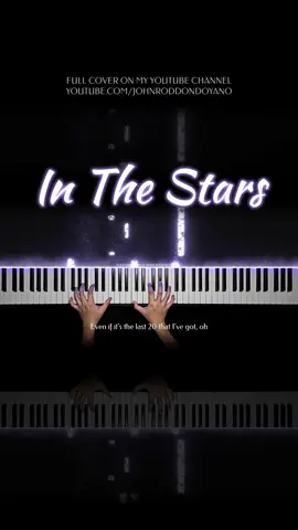 In The Stars 🎹 #inthestars #bensonboone #piano #cover #pianocover #fyp