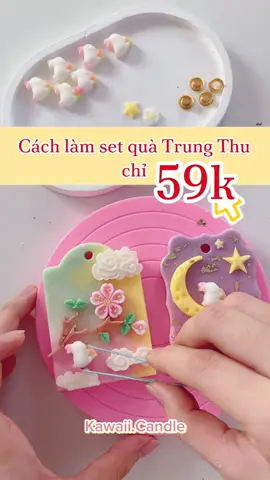 Cách làm sáp thơm treo quần áo , treo xe tặng quà trung thu #handmade #trungthu #nếnthơm #59k #sápthơm 
