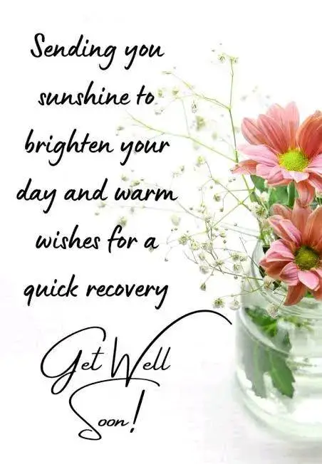 Sending you sunshine to brighten your day and warm wishes for a quick recovery. 💕 Get well soon! #getwellsoon #iloveyou 