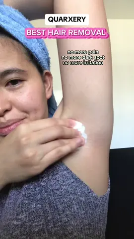 Tsaka lang talaga ako nagtatanggal ng hair pag mahaba na!! Hair removal lang sakalam..easy to use nalang di na din masakit! Go na para ikaw din #hairremoval #quarxeryhairremovalcream #hairremovalcream 