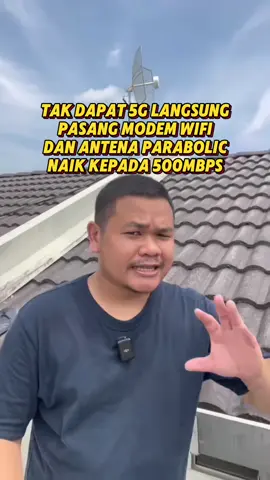 Sepatutnya tak dapat 5G langsung, tapi lepas pasang antena dekat modem wifi terus dapat 5G & speed wifi 500mbps. Surrrrr..  #modemwifi #modem5g #wifi #5g #hotspot #wifisimcard #internetlaju #mrchangloon #gteniq #gtencp502 #antenaparabolic #parabolicantenna 