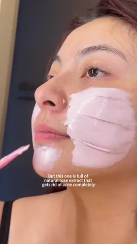 If you are a girl with rotten skin,you must use this rose musk #mudmask #acne #skincare 