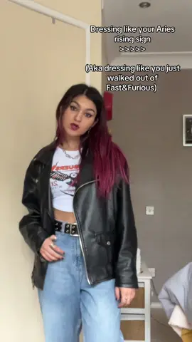 The tension between me and dressing like anyone in fast and furious #fitcheck #astrology #ariesrising #ariesrisingaesthetic #fastandfurious 