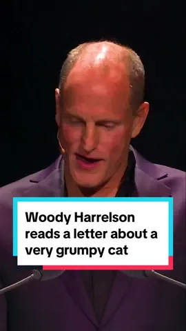 A word of warning to cat owners about Kleenex boxes, from Woody Harrelson reading a hilarious letter about a very grumpy cat.  Written by novelist John Cheever, we highly recommend you head to the Letters Live YouTube channel to watch the letter in full (link in bio 👉) © Benjamin Cheever 1988, used by permission of The Wylie Agency (UK) #woodyharrelson #catsoftiktok #cattok 