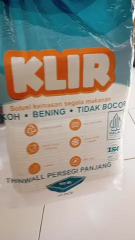 KLIR THINWALL 500ml isi 25pcs #klir #tempatkue 
