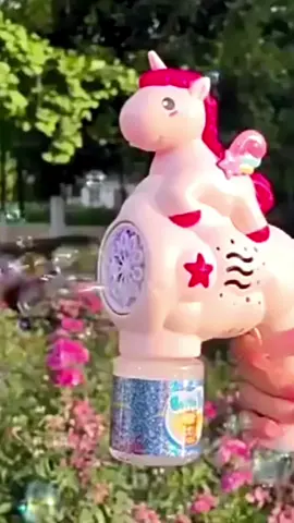 Super cute unicorn bubble gun 😍 magical fun awaits. Color the sky with beautiful colorful bubbles #kidsbubblegun #kidsbubbleshow #bubbletoys #bubblegun #unicorn #unicorntoys #dreamy #fantasy #kidstoy #foryou #foryourpage #fyp #kidmore #funtoy #girlsdream 