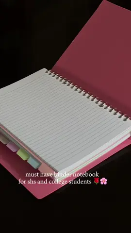 senior high school and college students essential 🌸✨ *transparent  pink high quality #bindersnotebookbinder #bnesos #bindersnotebook #backtoschool #schoolsupplies #fyp #foryou #fypシ゚viral #fypシ 