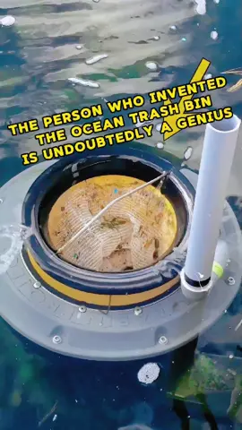 The person who invented the ocean trash bin is undoubtedly a genius#invention #knowledge #fyp #foryou #unbelievable #scientist #mechtik #mechanical #world 
