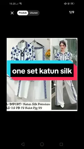 #setelancantiq #onesetimport #katunsilk 