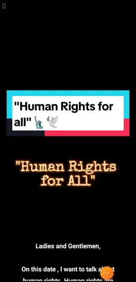 -Human right to each and very one-# #standout #raisedby #fyppppppppppppppppppppppp #rights #improveyourenglish #spokenenglish #Speech #practiceenglish #Englishreadingchallenge #englishteacher #