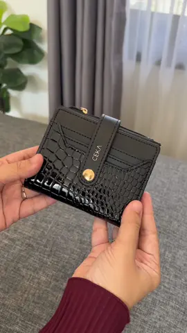 Dompet hitam tampilan elegan dan mewah 🖤✨ #ceka #dompetwanita #dompet 